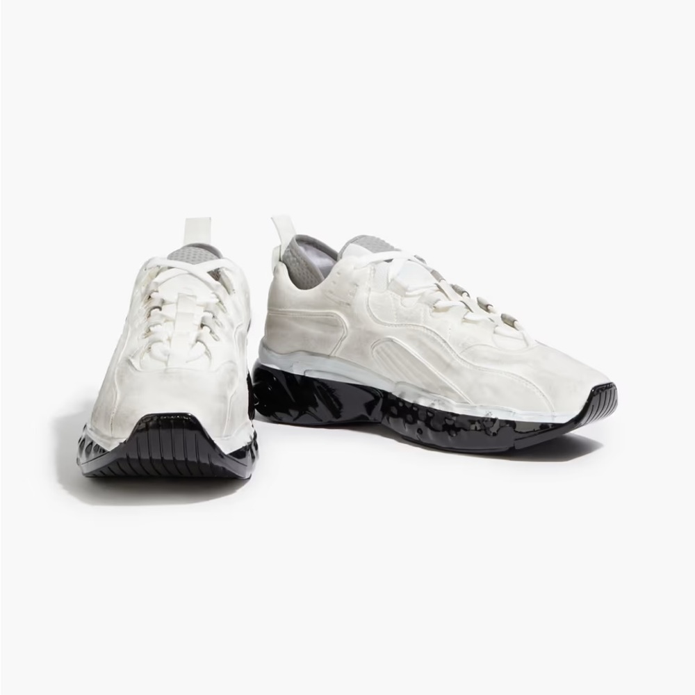 ACNE STUDIOS Distressed faux suede sneakers - Picture 2 of 5